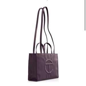 Telfar Eggplant Medium Shopper